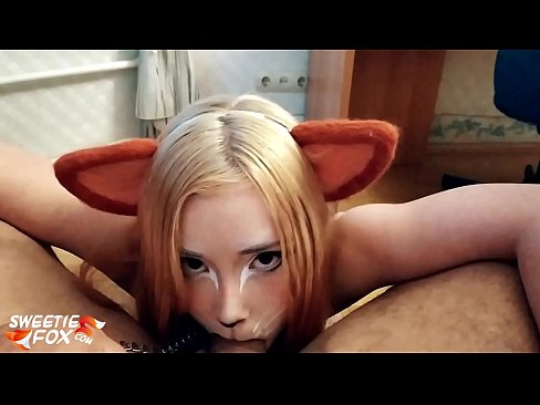 ❤️ Kitsune ağzına sik və cum udmaq ❤️❌ Super porno bizdə